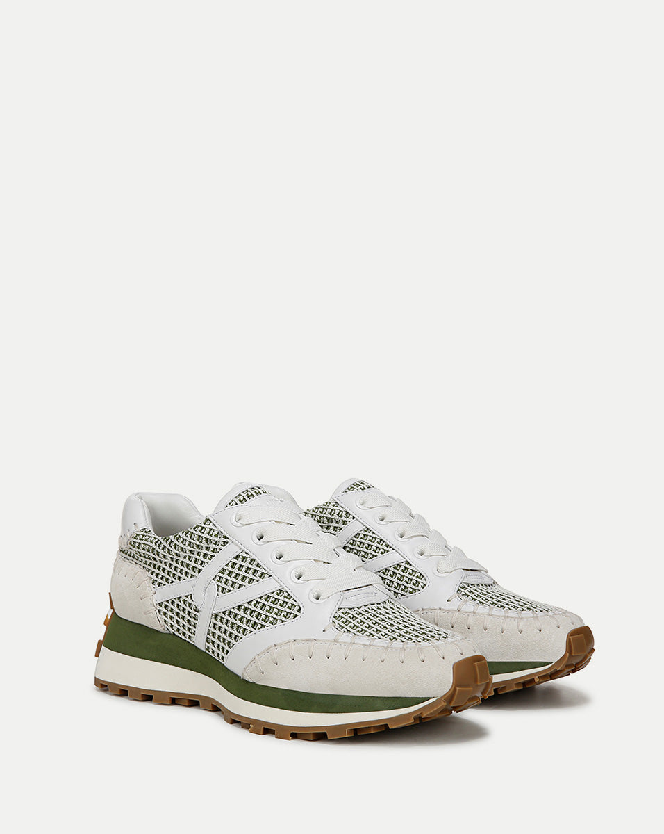 Veronica Beard Valentina Sneaker - Lemongrass