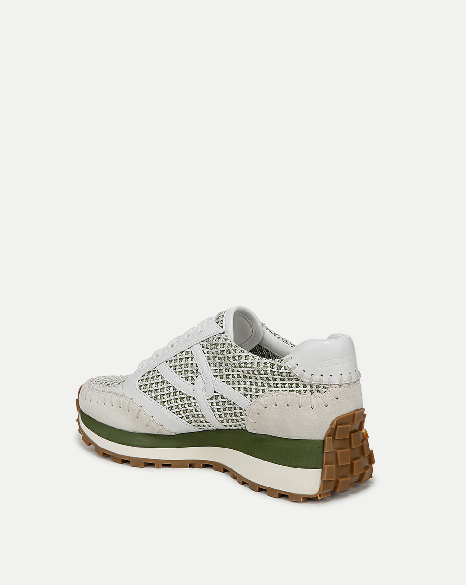Veronica Beard Valentina Sneaker - Lemongrass