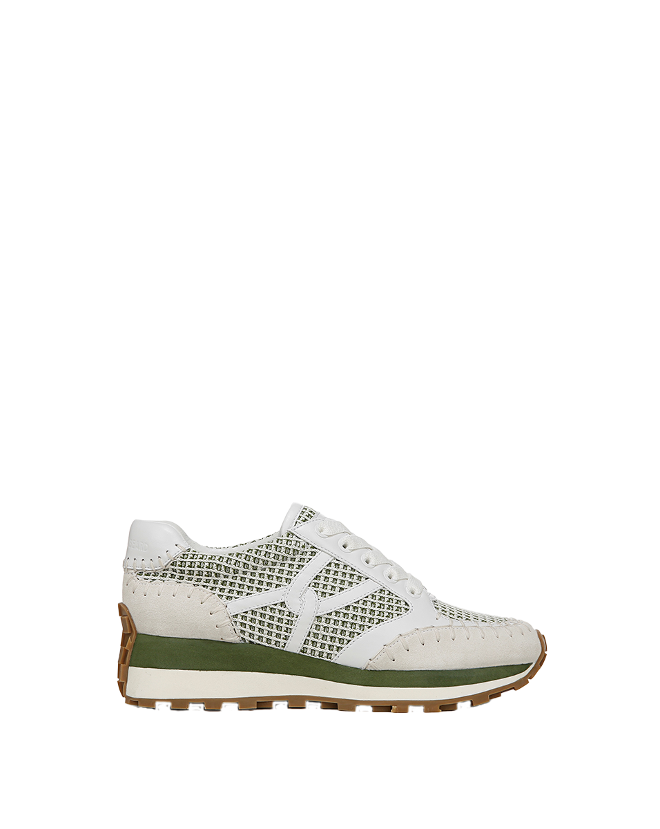 Veronica Beard Valentina Sneaker - Lemongrass