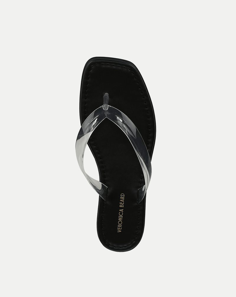 Veronica Beard Clea Jelly Flip-Flop Sandal - Clear