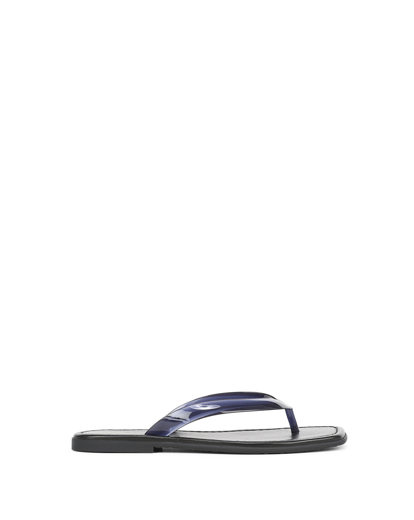 Veronica Beard Clea Jelly Flip-Flop Sandal - Navy