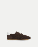 Veronica Beard Riviera Suede Sneaker - Espresso