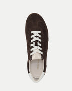 Veronica Beard Riviera Suede Sneaker - Espresso