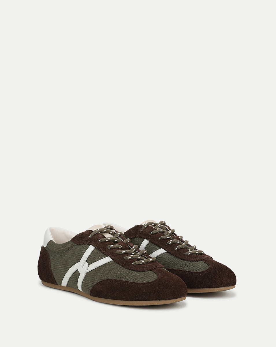 Veronica Beard Riviera Canvas Sneaker - Cypress