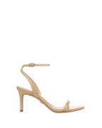 Veronica Beard Sylvie Leather Ankle-Strap Stiletto Sandal - Wheat
