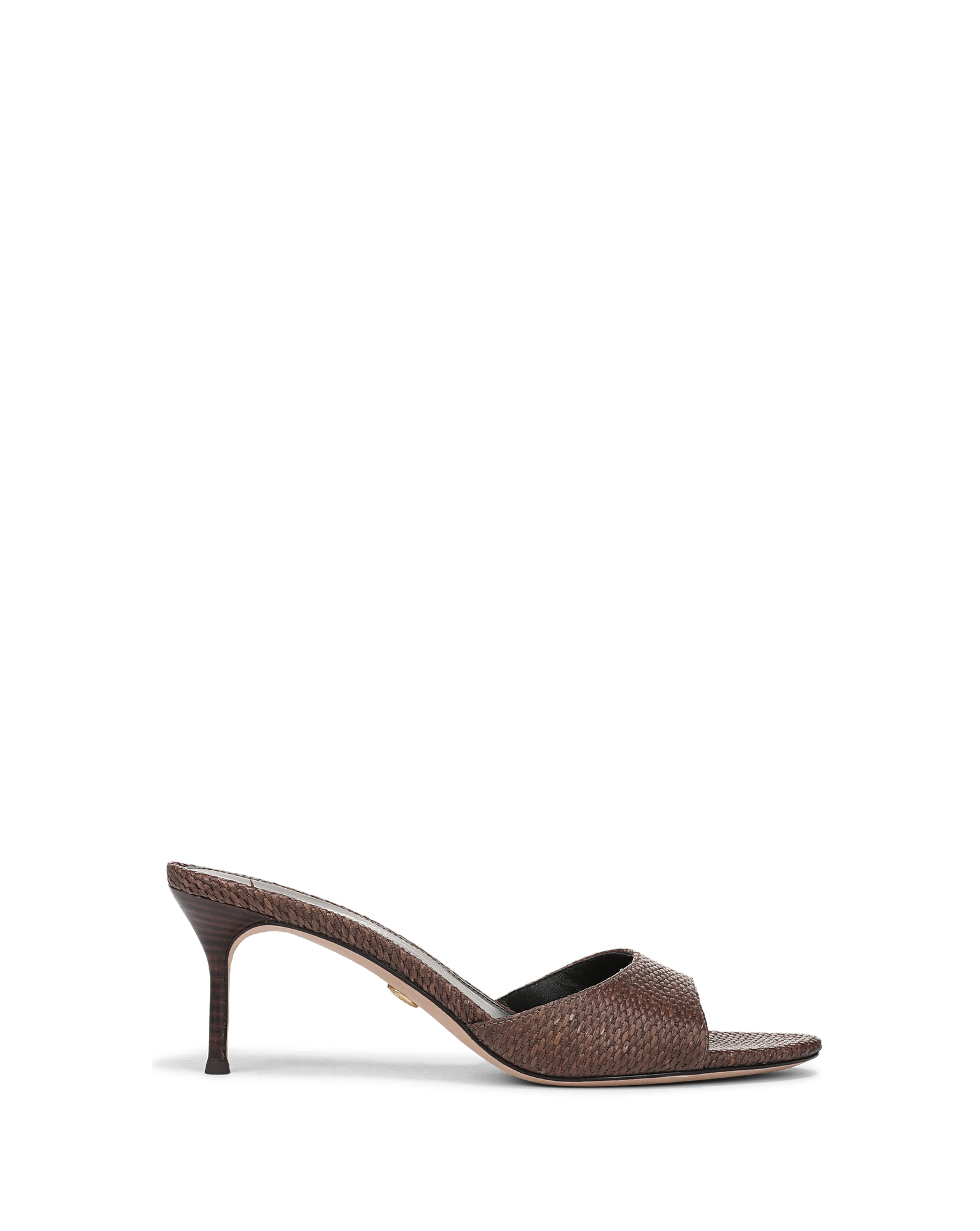 Veronica Beard Tia Raffia Sandal - Espresso