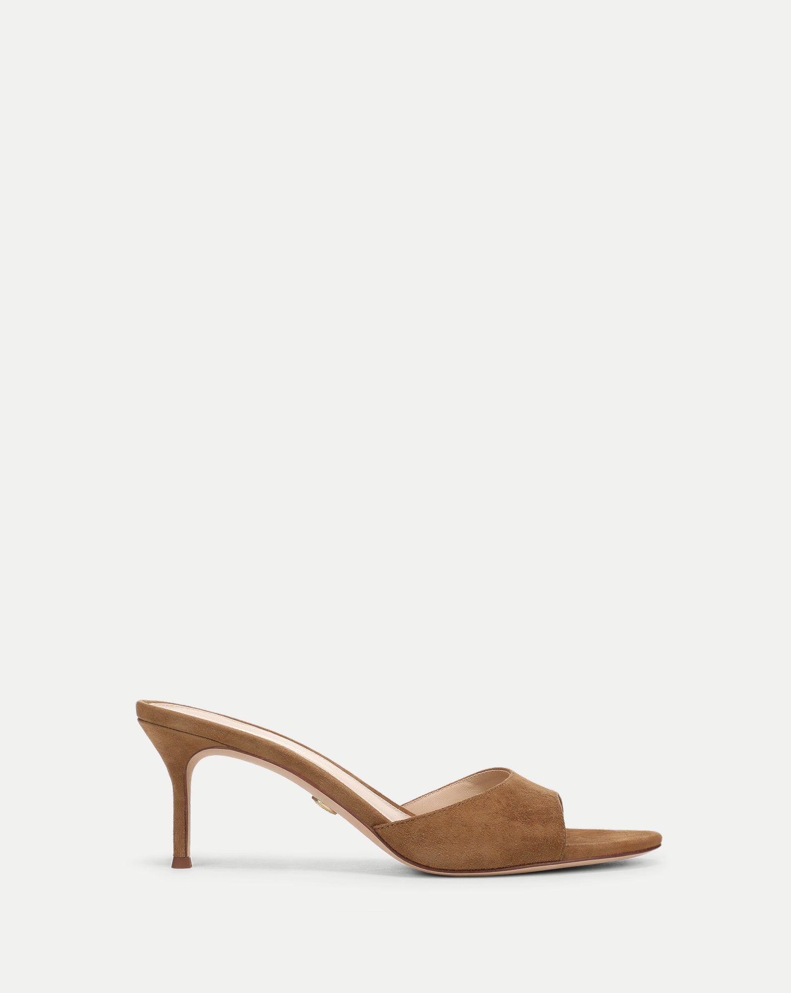 Veronica Beard Tia Suede Sandal - Chestnut