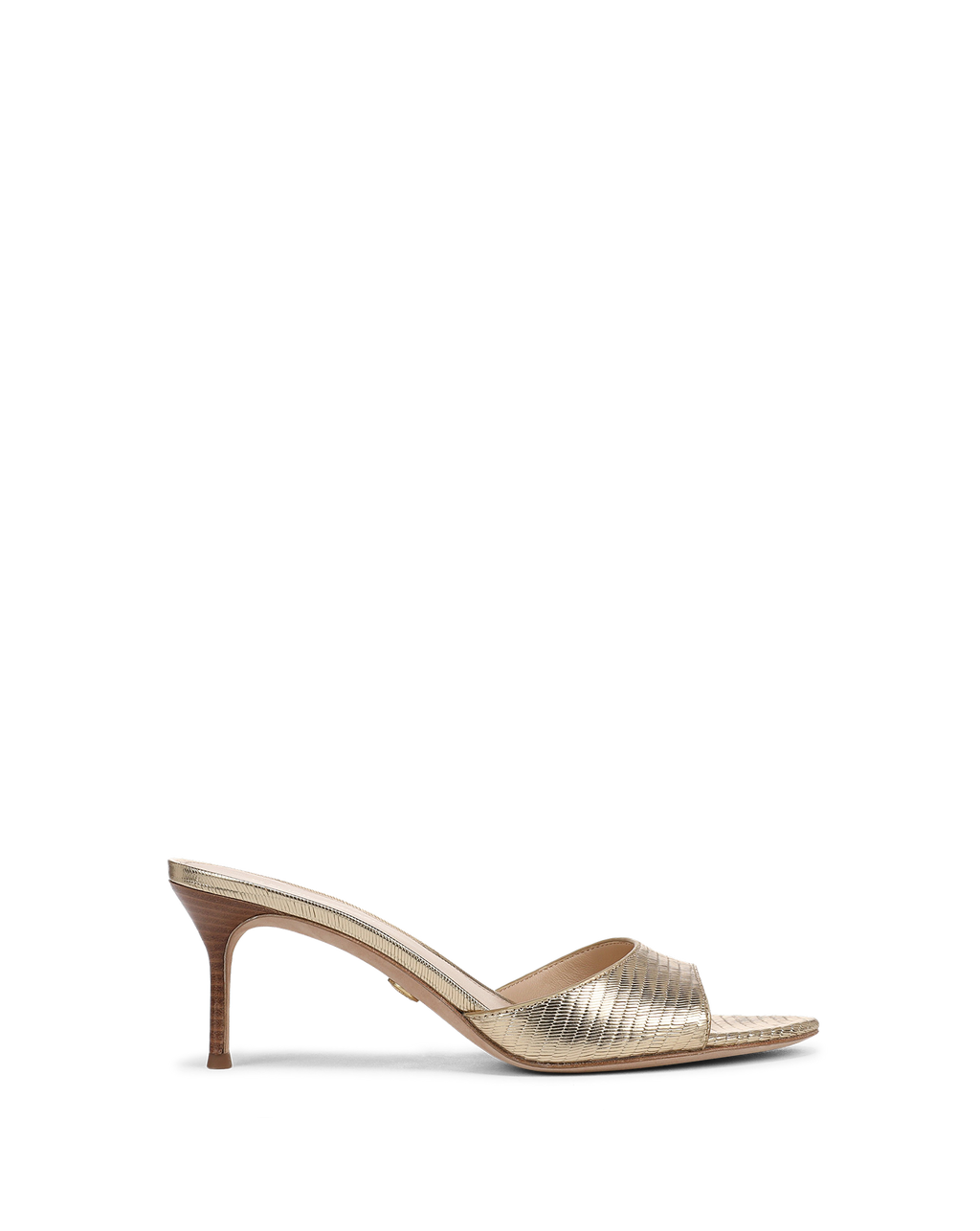 Veronica Beard Tia Leather Sandal - Gold