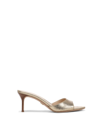 Veronica Beard Tia Leather Sandal - Gold