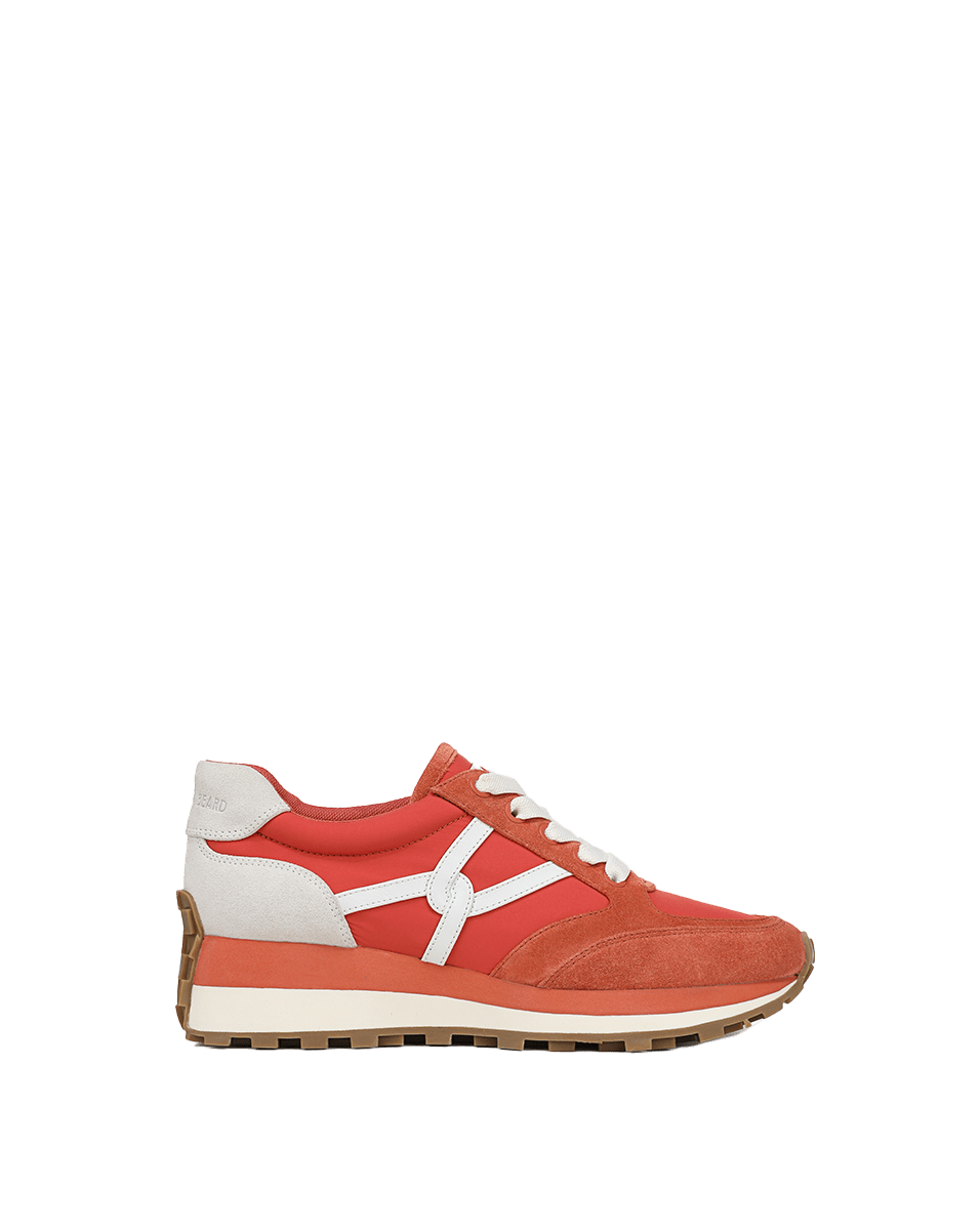 Veronica Beard Valentina Sneaker - Persimmon/Lily