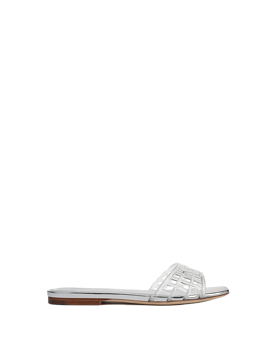 Veronica Beard Maris Jelly Sandal - Clear/Silver