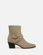 Veronica Beard Ashby Western Ankle Boot - Sand