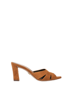Veronica Beard Cassiel Suede Slide Sandal - Hazelwood