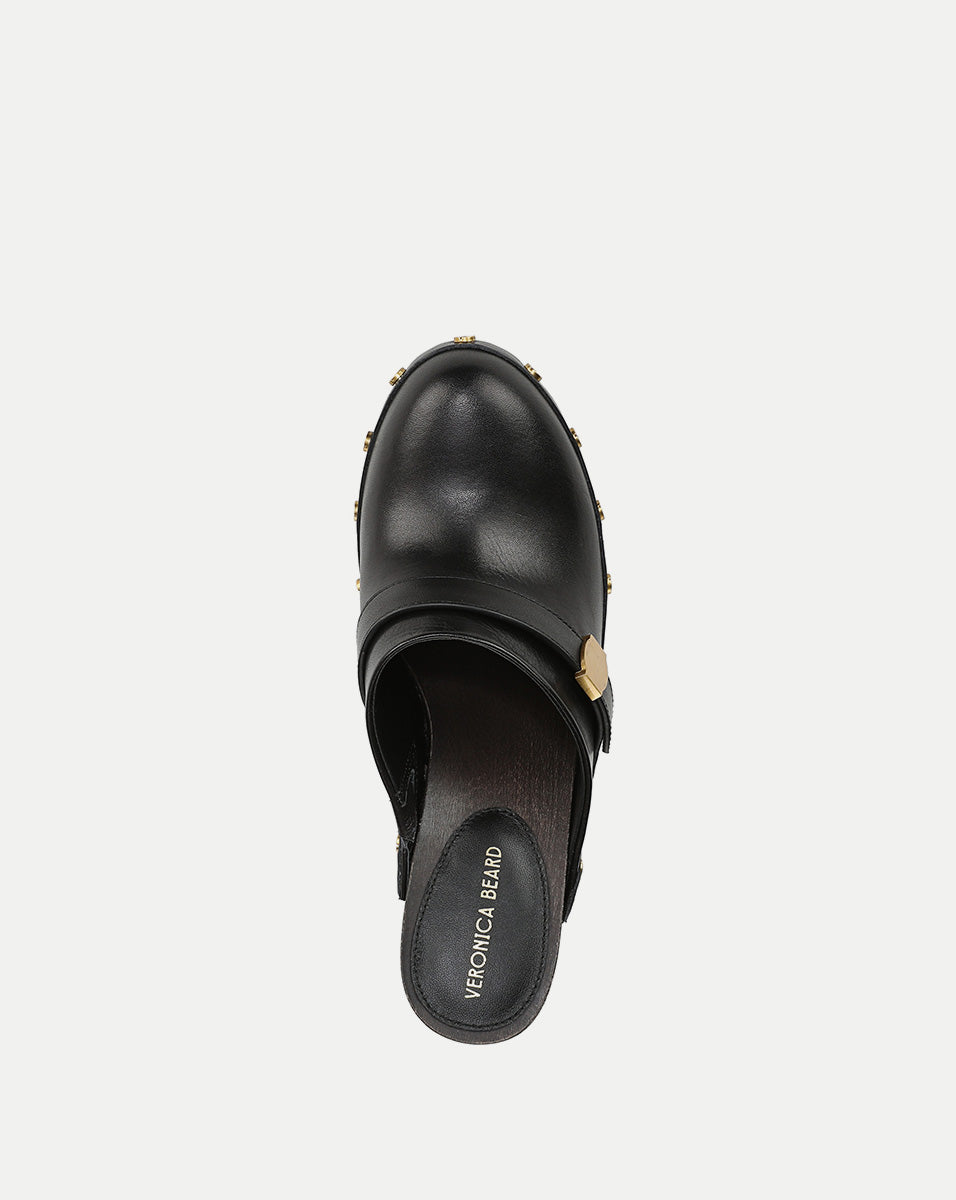 Veronica Beard Giana Platform Clog - Black
