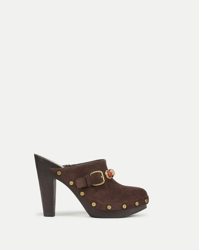 Veronica Beard Giana Platform Clog - Espresso