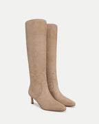 Veronica Beard Kinna Tall Boot - Sand