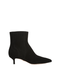 Veronica Beard Lisa Kitten-Heel Ankle Boot - Black