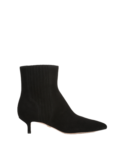 Veronica Beard Lisa Kitten-Heel Ankle Boot - Black