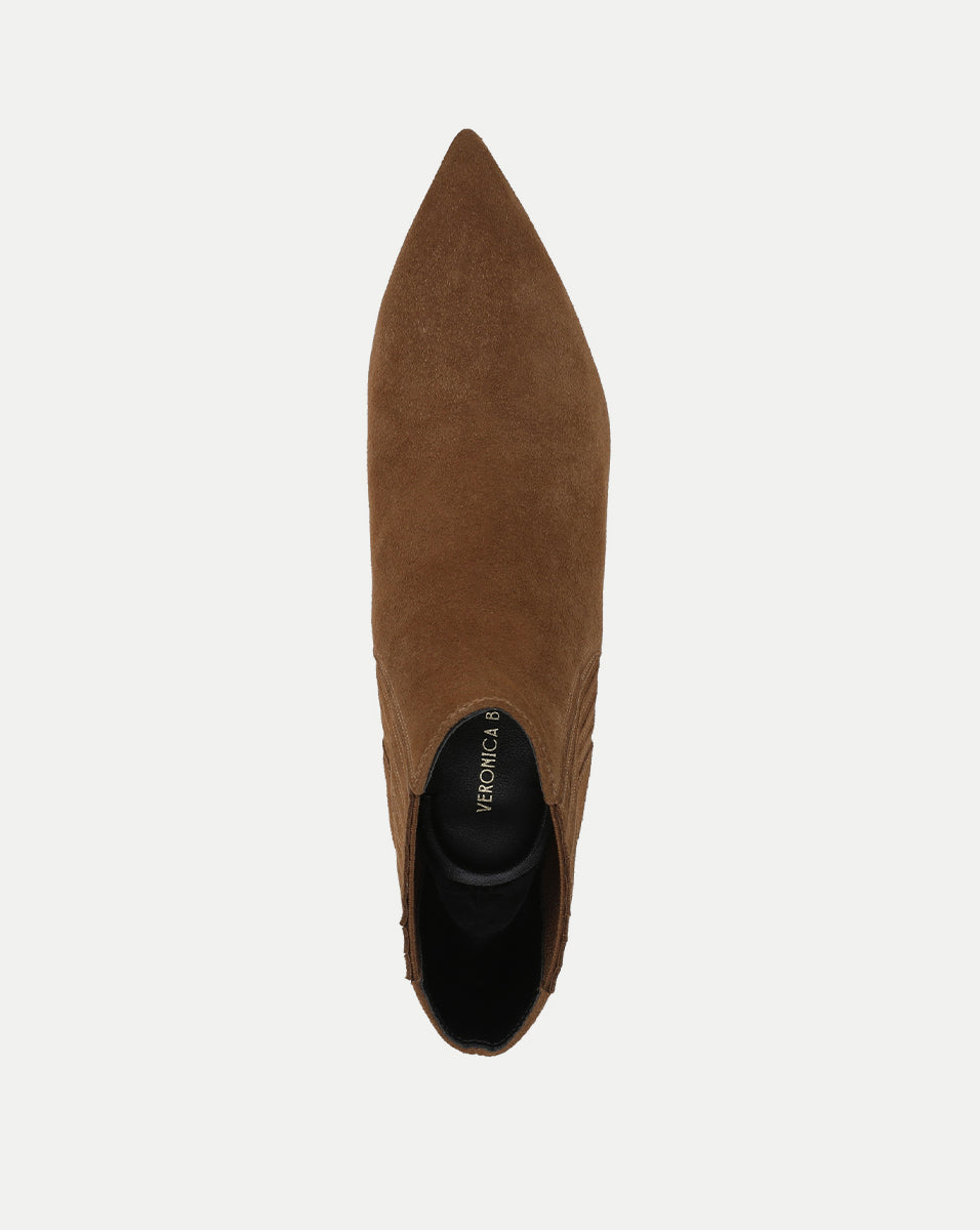 Veronica Beard Lisa Kitten-Heel Ankle Boot - Hazelwood