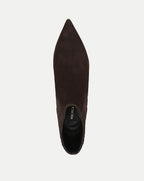 Veronica Beard Lisa Kitten-Heel Ankle Boot - Espresso