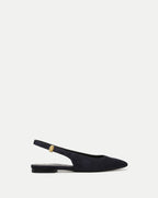 Veronica Beard Shina Slingback Flat - Navy