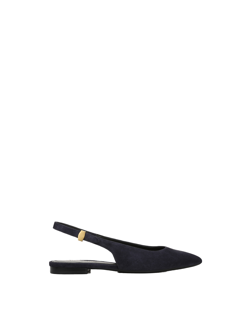Veronica Beard Shina Slingback Flat - Navy