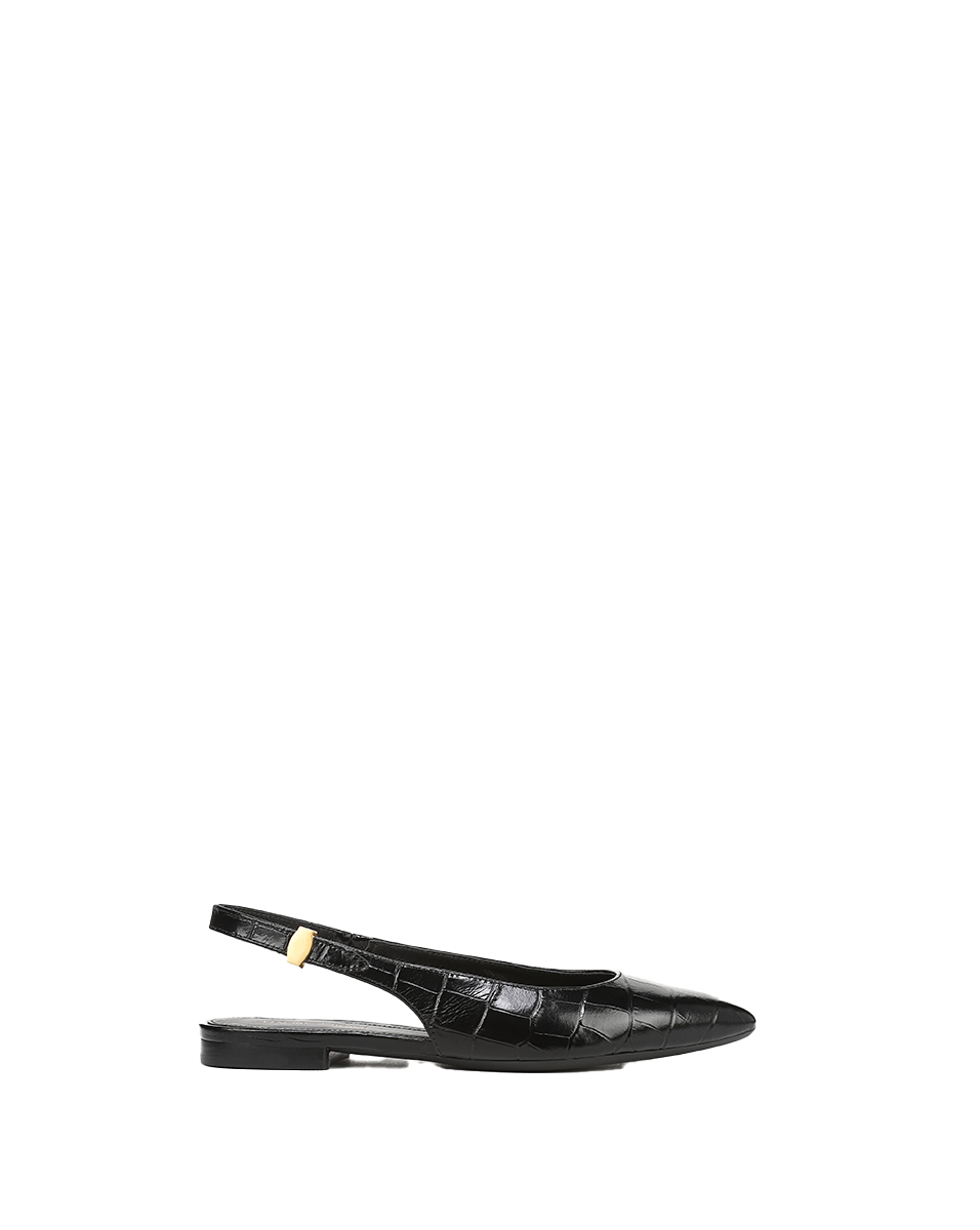 Veronica Beard Shina Slingback Flat - Black
