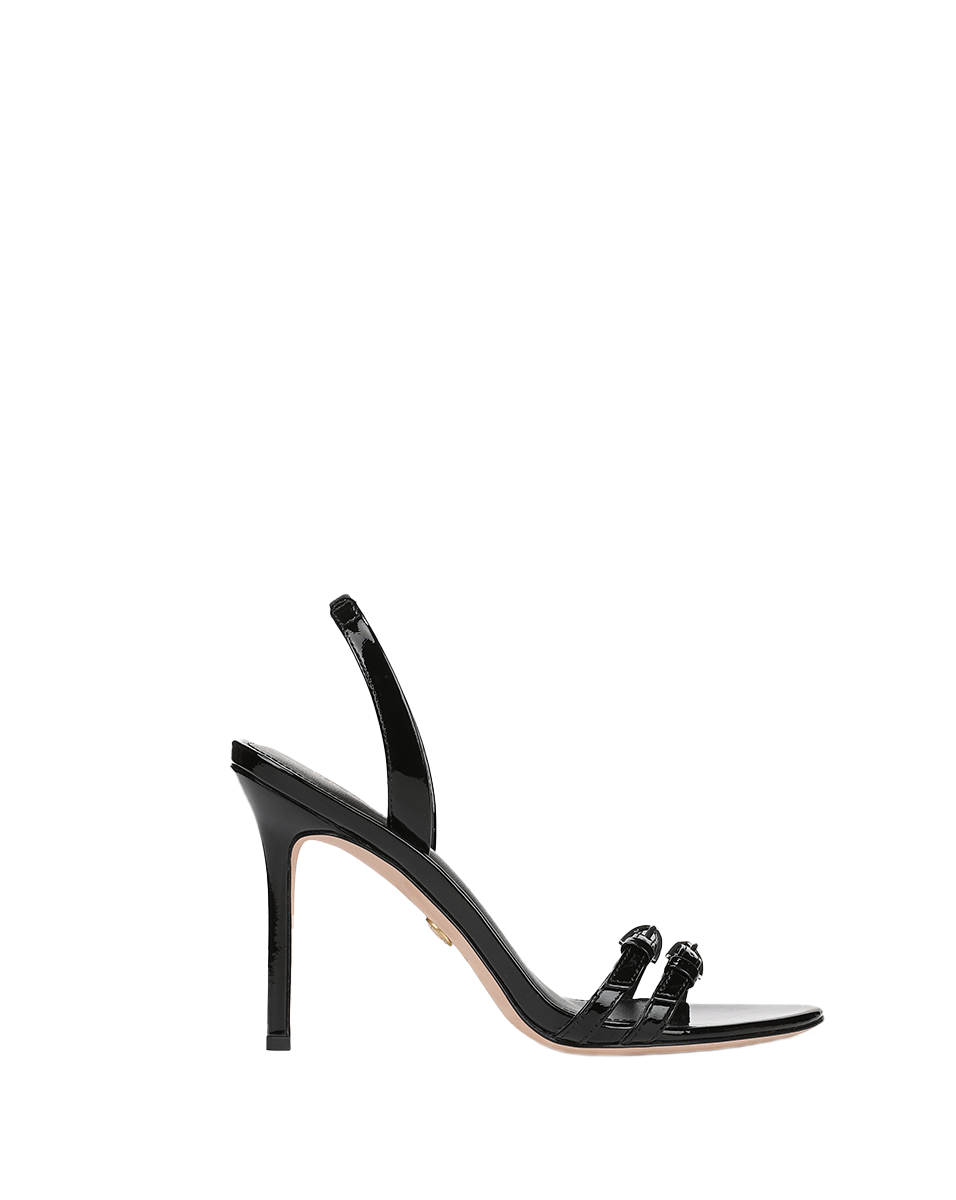 Veronica Beard Austin Belted Sandal - Black