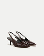 Veronica Beard Cashel Slingback Heel - Chocolate