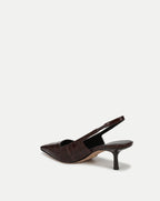 Veronica Beard Cashel Slingback Heel - Chocolate
