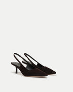 Veronica Beard Cashel Slingback Heel - Espresso