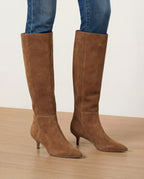 Veronica Beard Lisa Kitten-Heel Boot - Hazelwood
