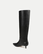 Veronica Beard Lisa Kitten-Heel Boot | Wide-Calf - Black