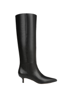 Veronica Beard Lisa Kitten-Heel Boot | Wide-Calf - Black