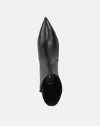 Veronica Beard Lisa Stretch Kitten-Heel Ankle Boot - Black
