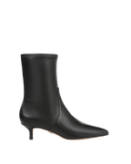 Veronica Beard Lisa Stretch Kitten-Heel Ankle Boot - Black