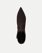 Veronica Beard Lisa Stretch Kitten-Heel Ankle Boot - Espresso