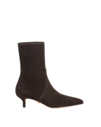 Veronica Beard Lisa Stretch Kitten-Heel Ankle Boot - Espresso