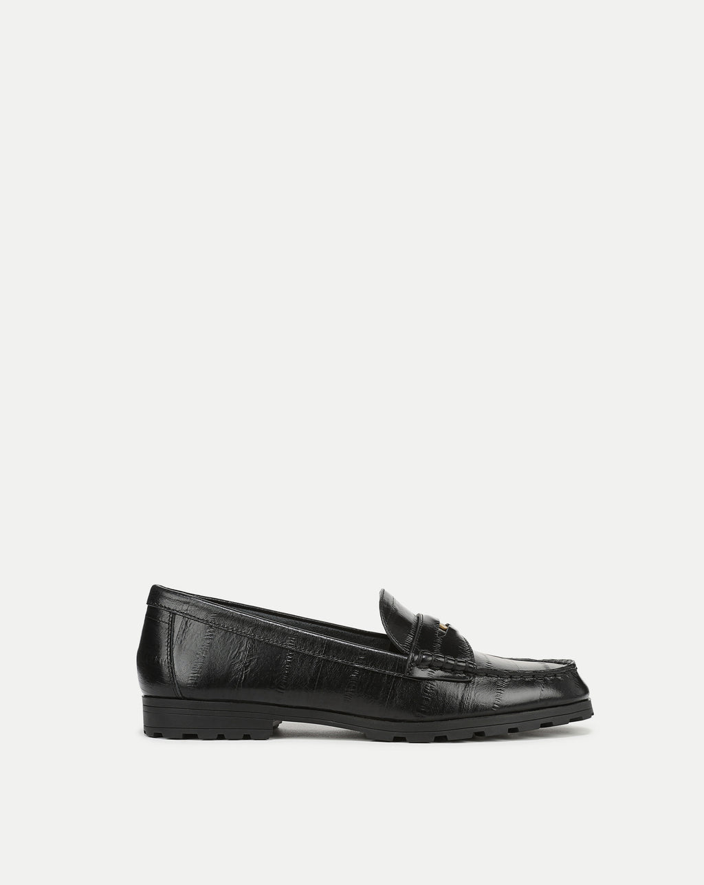 Veronica Beard Penny Lug-Sole Loafer - Black