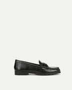 Veronica Beard Penny Lug-Sole Loafer - Black