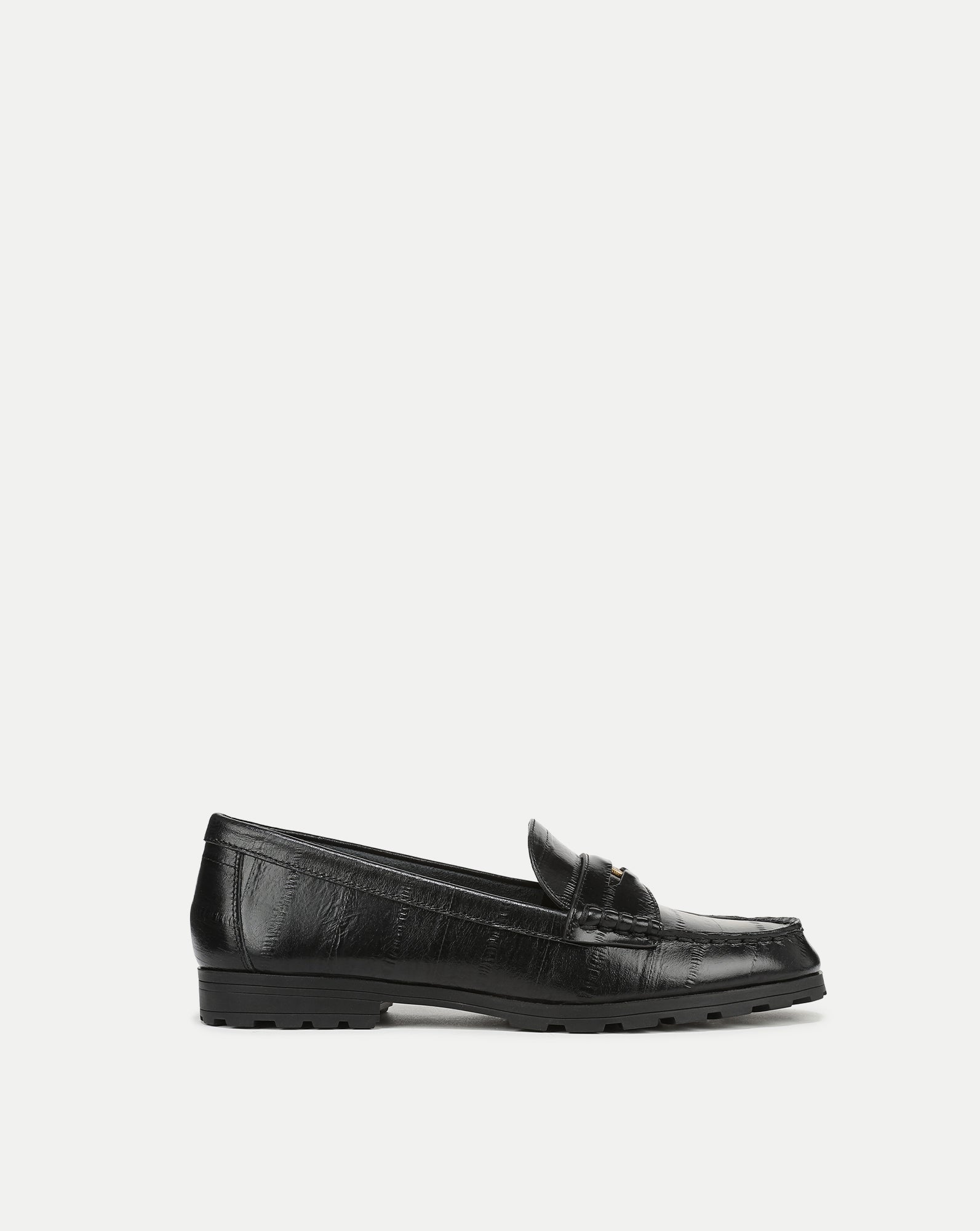 Veronica Beard Penny Lug-Sole Loafer - Black