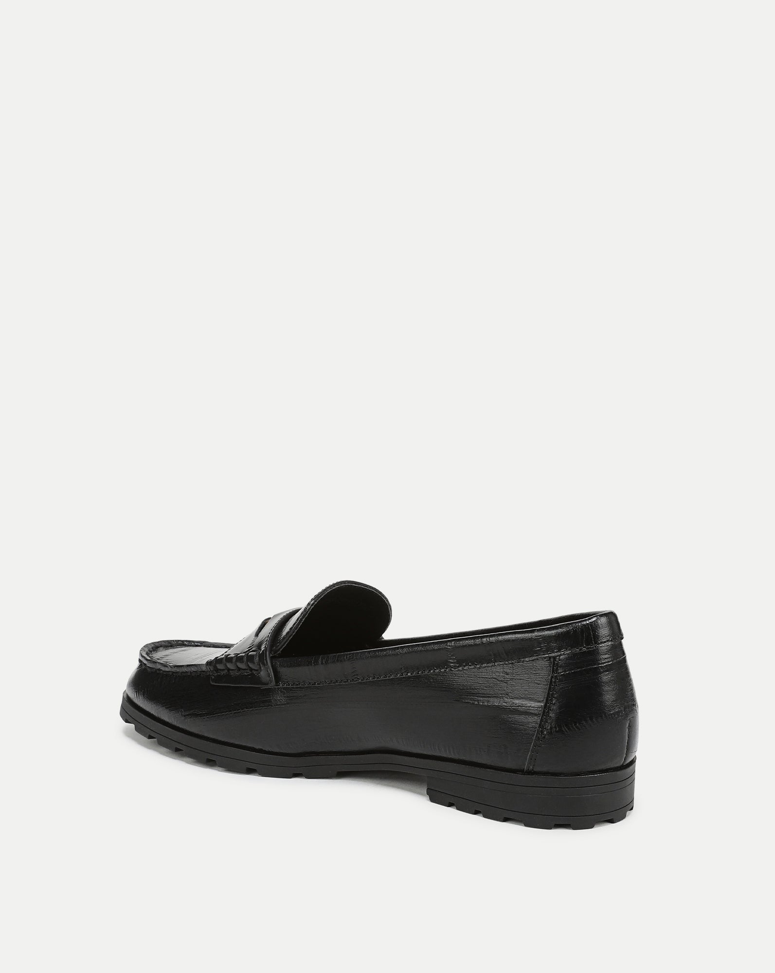 Veronica Beard Penny Lug-Sole Loafer - Black