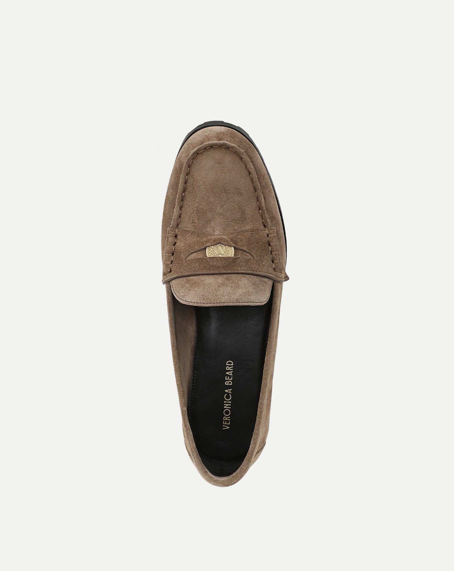 Veronica Beard Penny Lug-Sole Loafer - Bark