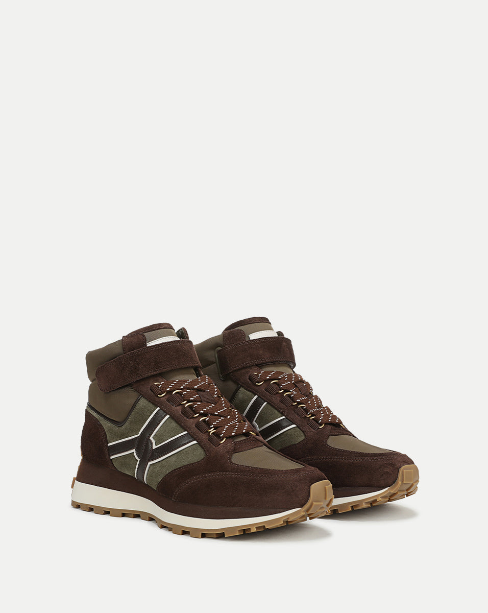 Veronica Beard Valentina Hiker Sneaker - Cypress/Espresso