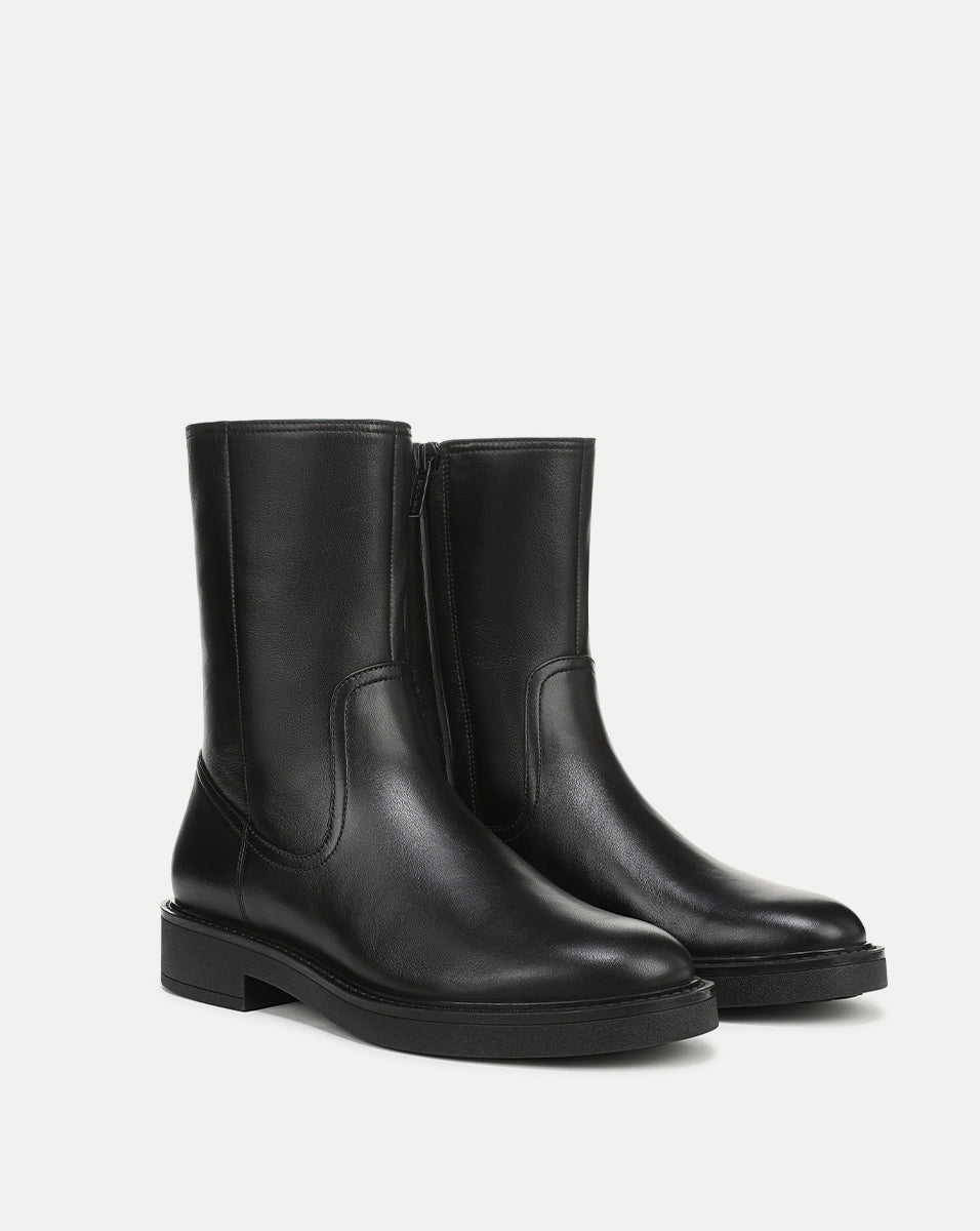 Veronica Beard Creswell Mid-Calf Boot - Black