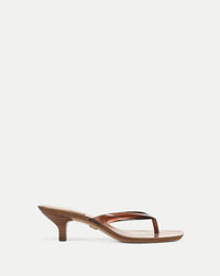 Veronica Beard Clea Jelly Kitten-Heel Sandal - Hazelwood
