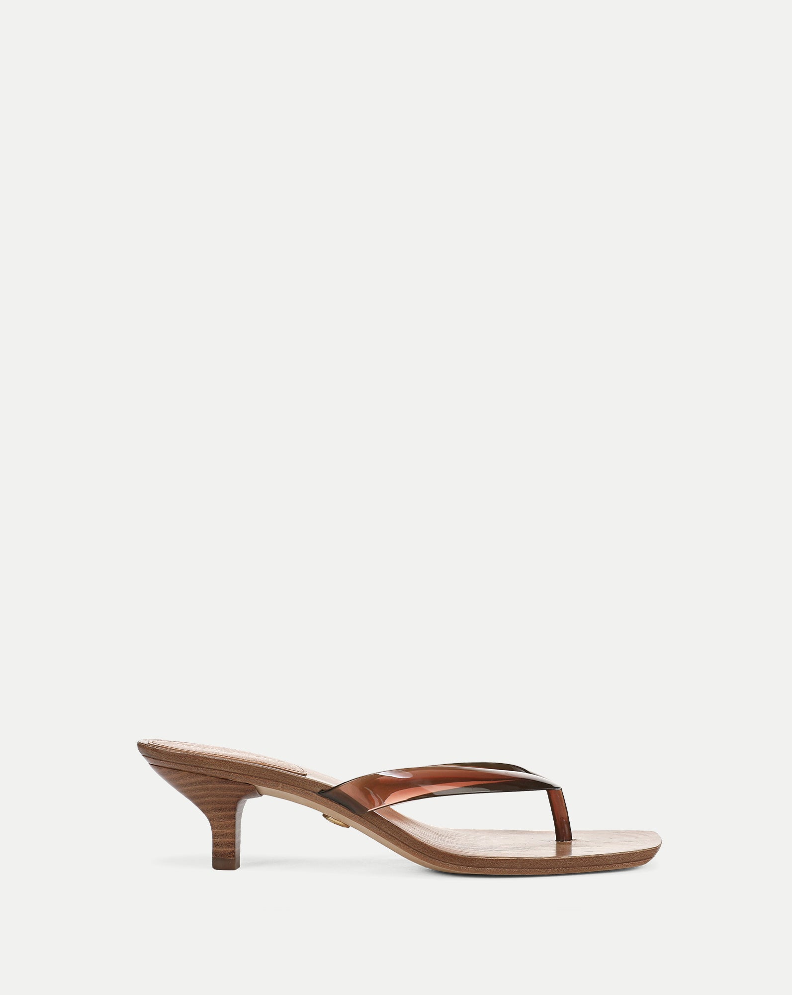 Veronica Beard Clea Jelly Kitten-Heel Sandal - Hazelwood