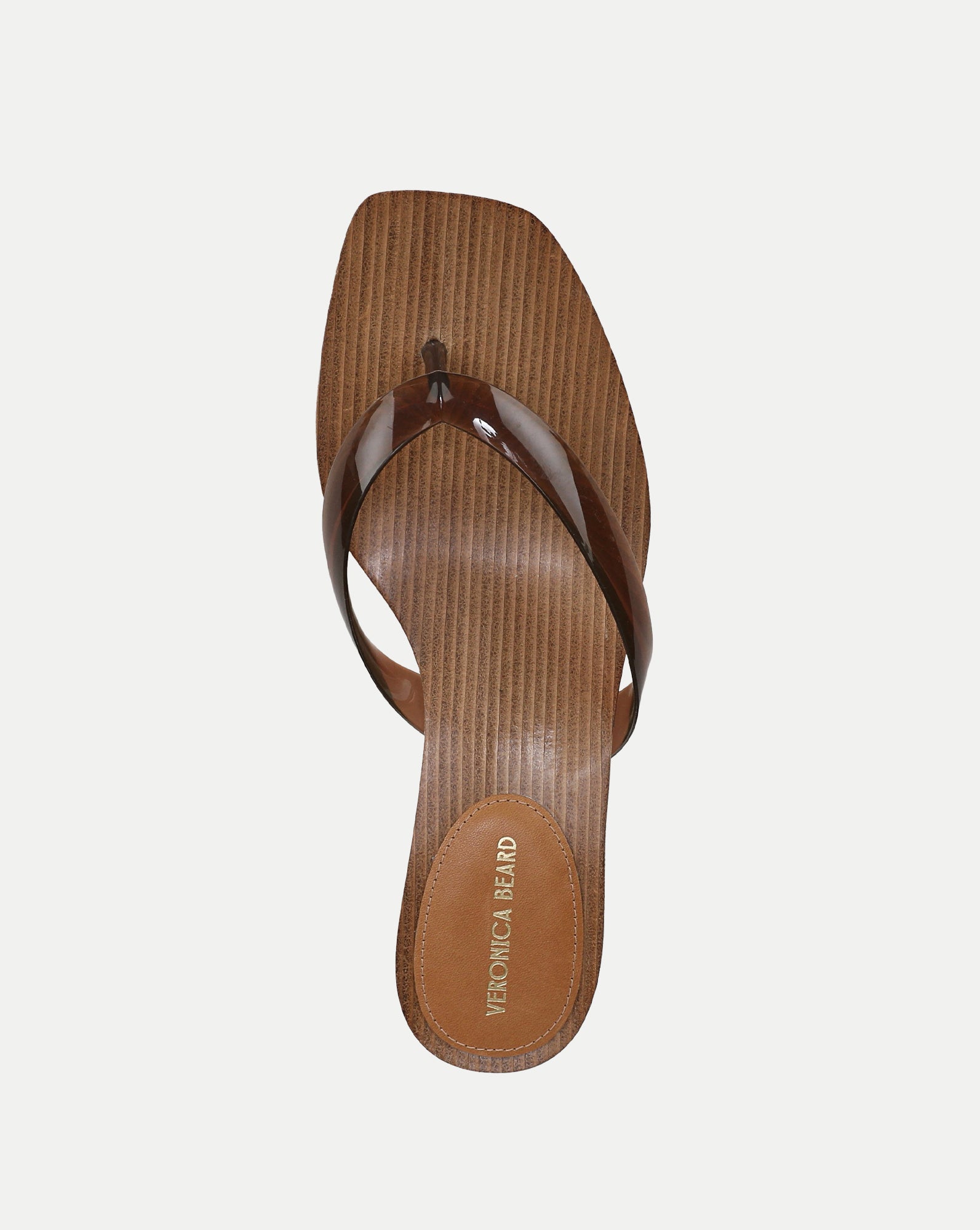 Veronica Beard Clea Jelly Kitten-Heel Sandal - Hazelwood