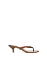 Veronica Beard Clea Jelly Kitten-Heel Sandal - Hazelwood