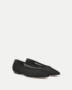 Veronica Beard Bancroft Mesh Flat - Black